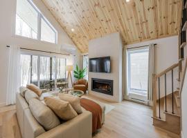 OM de Portneuf Spa prive Chalet moderne Nature, Hotel in Pont-Rouge