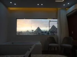 Toya pyramids view