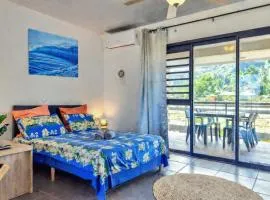 Teahupo'o Lodge Tahiti - Studio Tropical vue lagon et montagnes