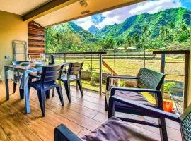 Studio Tropical de Mahana - climatisé - lagon et montagnes - canoes et paddles inclus ! Teahupo'o Lodge Tahiti