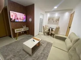 Apartamento climatizado em condomínio Resort