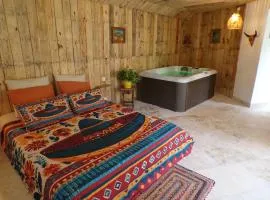 Gîtes mas des rochers - Mexico avec Jacuzzi et piscine