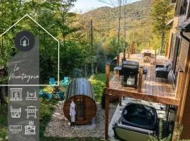 Le Montagnia escape to Tremblant with hot tub