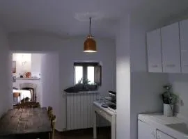 terrace with mountain view