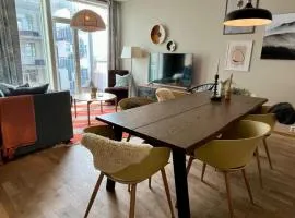 Svolvær, Lofoten, modern apartment and northern lights