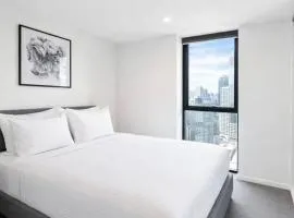 Modern high rise apt, with balcony, secure parking
