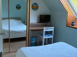 Chambre au calme avec vue sur le jardin