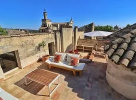 Uzès Place aux Herbes-Le Belvédère-Appartement d'exception avec Rooftop et climatisation