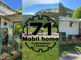 le 71 mobil home 4 personnes 2 chambres