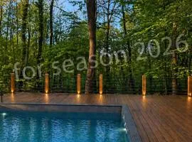 Forest Escape with Jacuzzi & Pool Among the Trees by Destination GREEN Croatia