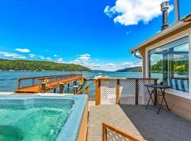 Hood Canal Waterfront with Hot Tub & Dock