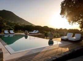 Les Paillers de Bodri - Vue mer et piscine - Adults Only, hotel em Corbara