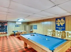 Group Getaway w/ Game Room, 3 Mi to Notre Dame