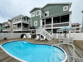 Marsh Mellowed by the Sea Brunswick Vacation Rentals Privated heated pool and beach, hôtel à Holden Beach