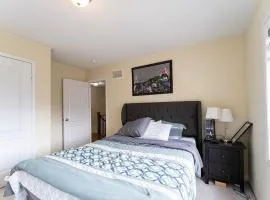 Private Masters room and washroom with Large TV and bed