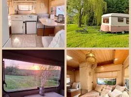 Caravane 'So Cute and Cosy' à la Ferme de la Chevêche - près de Namur - Ardennes
