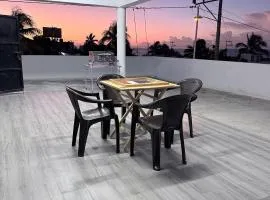 Private Rooftop 2BR Escape with Ocean Views & BBQ