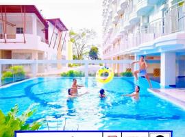 Tagaytay Hideaway 2-Bedroom Sleeps 12 in CITYLAND Prime Condo with Big Living room, Kitchen, Free Swimming Pool, 2 Parking, Wi-Fi, Netflix, Perfect View-Deck, hotel din Tagaytay