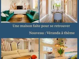 Grande maison familiale centre ville - 2km des plages