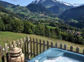 Les chambres et Roulottes des Noisetiers, hotell sihtkohas Leysin