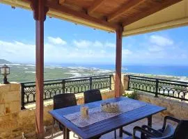 Kavousi traditional home, Falasarna view