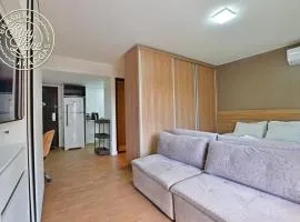 Flat aconchegante no Lake Side com vista do jardim