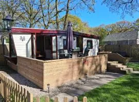 Chalet Vuurvos - sfeervol chalet met omheinde tuin, midden in de bossen van Drenthe