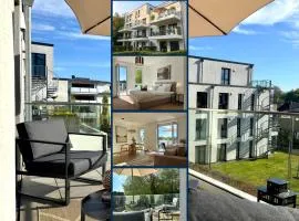 LUXUS Apartment am Palaisgarten - Balkon - 55 Smart-TV - Küche - Boxspringbett - NEU