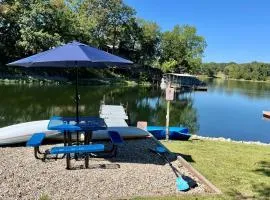 Lakefront Suite Dock, No-Wake Cove & Firepit