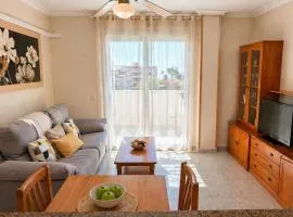 Benicarlo 4A1, Apartamento con buena terraza y vistas al mar,Wifi, garaje