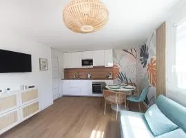 L'embrun de la Hougue appartement avec parking privé à côté du port et des commerces