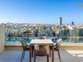 Sea View Penthouse with Stunning Marina View in Pieta