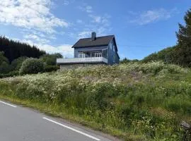 House with a view of fjord, Vesterålen, Langøya, Lofoten
