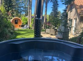 Wellness Bosboerderij de Goudsberg met hottub en sauna – hotel w mieście Lunteren
