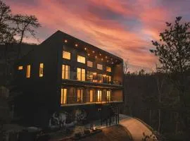 Luxury Lake Lure Vacation Rental Sleeps 12 Rumbling Bald Resort Hot Tub