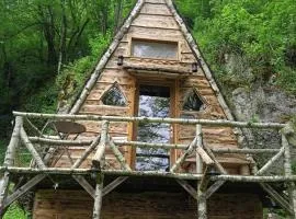 Chalet en Ariège insolite avec vue montagne, calme, nature et ciel étoilé