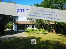 Gîte au coeur du Marais Poitevin - Maillezais - 6 Personnes