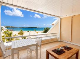 Azur Bliss, appartement vue mer spectaculaire, grande terasse et piscine, hotel a Baie Nettle
