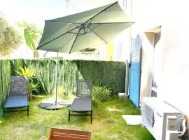 Appartement climatisé avec jardin 4 personnes