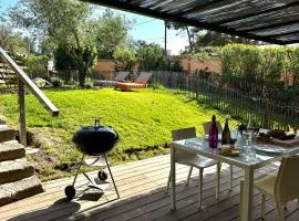 Alivu holiday rental private garden barbecue heated swimming pool