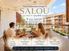 Salou Seafront! Private Terrace - AC & WiFi