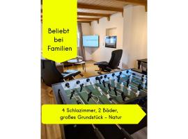 Das Waldhäuschen - bis 10 Personen, 4 Schlafzimmer, 2 Bäder, Tischkicker, kostenlose Parkplätze, WLAN, Smart-TVs, hotel sa Mehlmeisel