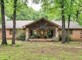 Walk to Lake Texoma: Family Home w/ Fire Pit!