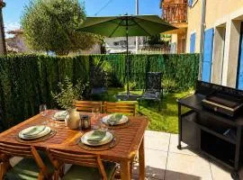 Appartement climatisé avec jardin 4 personnes