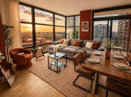 Viesnīca Grant Park 2BR Condo with Balcony Skyline View & Gym in Chicago Downtown Čikāgā