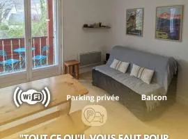 Charmant T2 wifi parking gratuit 4 personnes