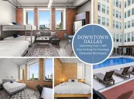 Dallas Downtown Pool Retreat with In-Unit Laundry