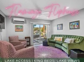 FlamingoSam's King Beds Hot Tub Lake Access