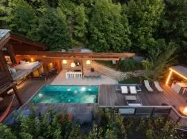 Chalet FLOCON Serre Chevalier cinéma sauna jaccuzi, piscine été