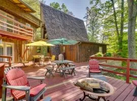 A-Frame Cabin w/ Spacious Yard in Tellico Plains!